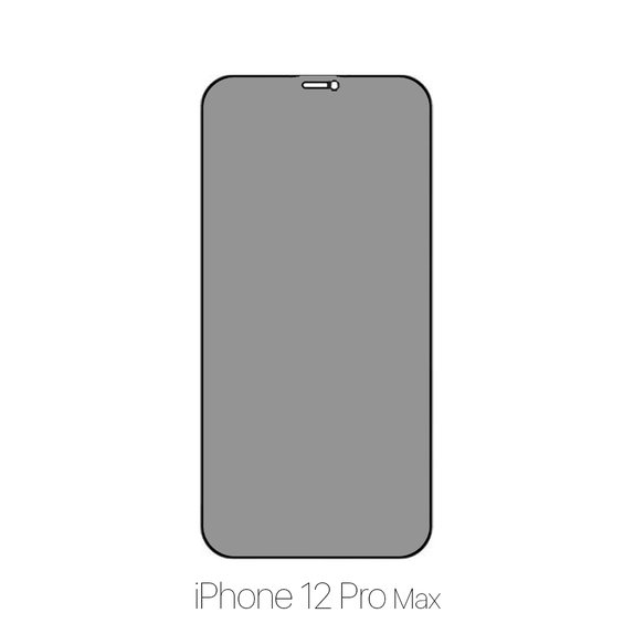 FixPremium Privacy Anti-Spy Glass - Kaljeno Steklo za iPhone 12 Pro Max