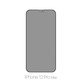 FixPremium Privacy Anti-Spy Glass - Kaljeno Steklo za iPhone 12 Pro Max