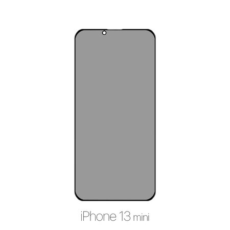 FixPremium Privacy Anti-Spy Glass - Kaljeno Steklo za iPhone 13 mini