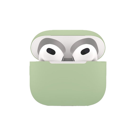 FixPremium - Silikonski ovitek za AirPods 3, zelen