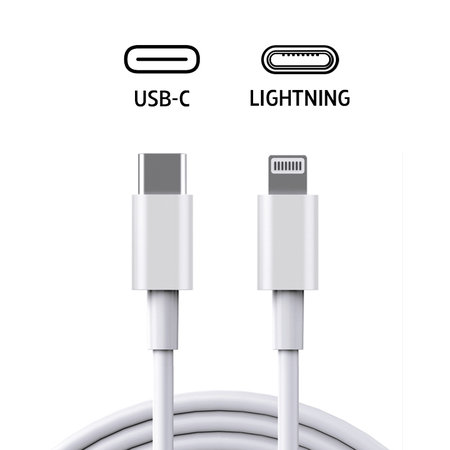 Lightning / USB-C kabel, 1 m, združljiv z Apple, bulk