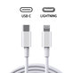 Lightning / USB-C kabel, 1 m, združljiv z Apple, bulk