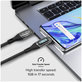 SBS - USB-C / USB-C kabel z LCD in PowerDelivery 100W (1m), črn