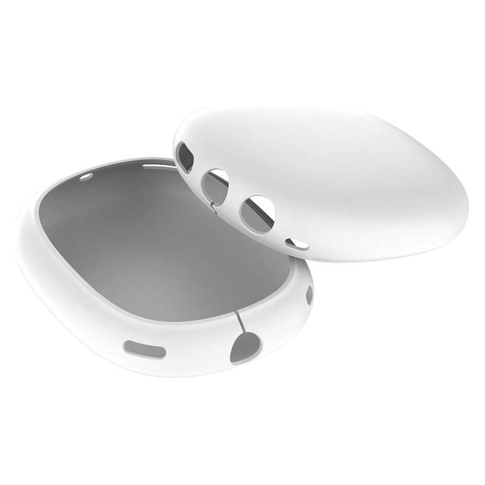 FixPremium - Silikonski ovitki za slušalke AirPods Max, beli