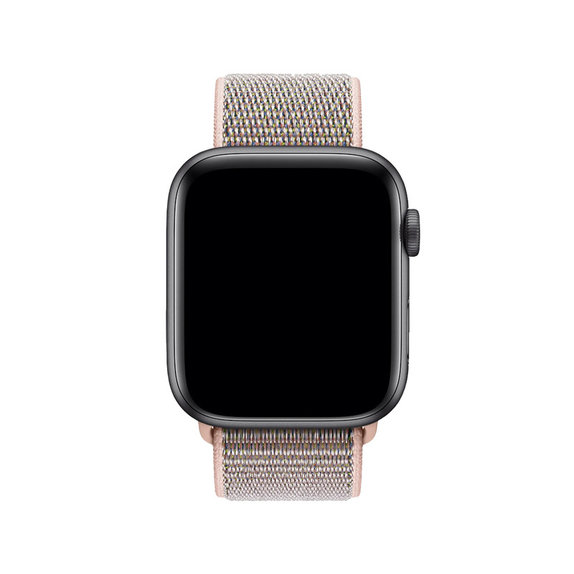 FixPremium - Najlonski pašček za Apple Watch (38, 40 in 41mm), roza