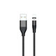 FixPremium - Lightning/USB magnetni kabel (1m), črn