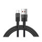 FixPremium - USB-C / USB kabel s hitrim polnjenjem (1m), črn