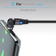 FixPremium - USB-C / USB magnetni kabel (1m), črn
