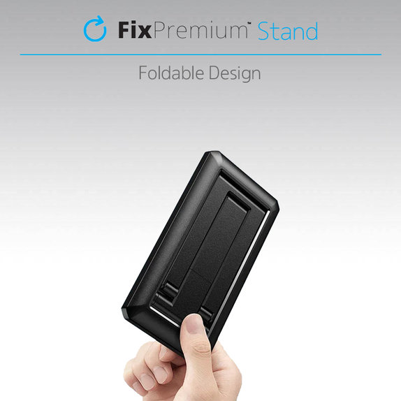FixPremium - Stojalo za pametni telefon/tablico, črno
