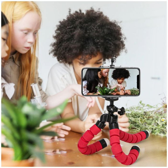 FixPremium - Tripod za pametni telefon, črn