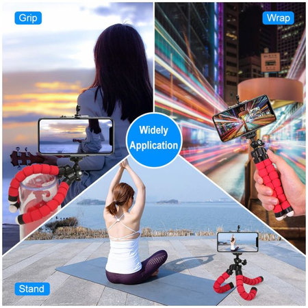 FixPremium - Tripod za pametni telefon, črn