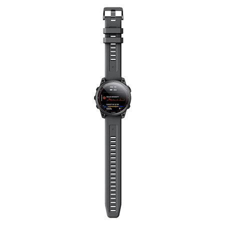 FixPremium - Silikonski trak za Garmin (QuickFit 22mm), črn