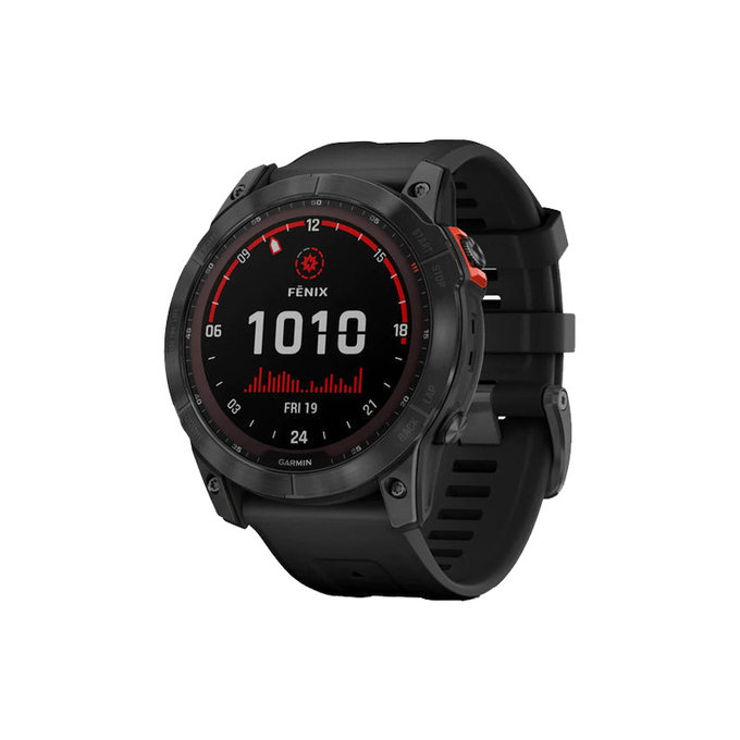 FixPremium - Silikonski trak za Garmin (QuickFit 22mm), črn