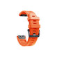 FixPremium - Silikonski trak za Garmin (QuickFit 26mm), oranžen