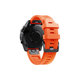 FixPremium - Silikonski trak za Garmin (QuickFit 26mm), oranžen