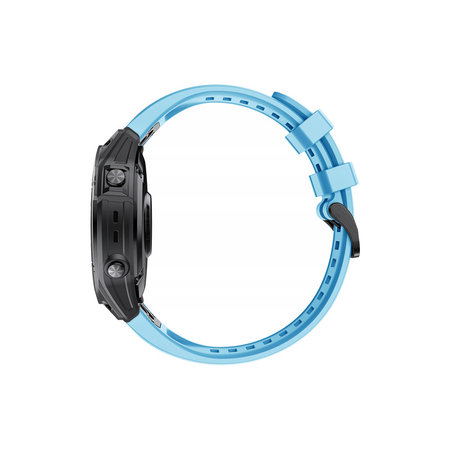 FixPremium - Silikonski trak za Garmin (QuickFit 26mm), moder