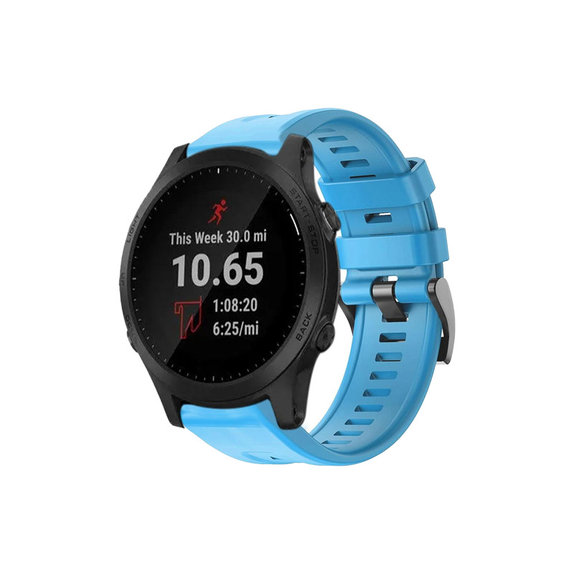 FixPremium - Silikonski trak za Garmin (QuickFit 26mm), moder