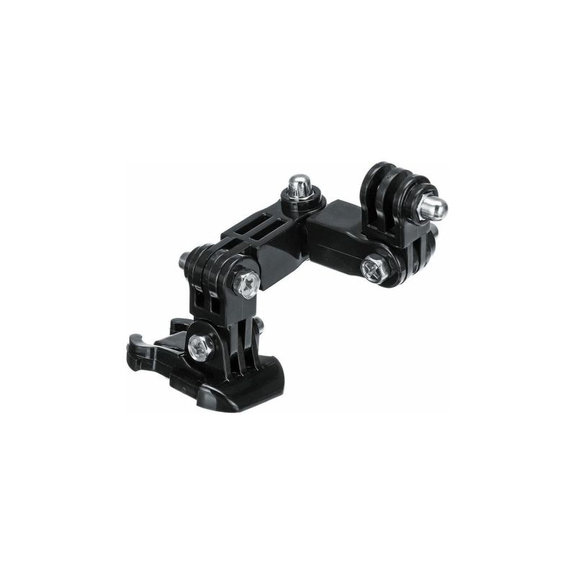 FixPremium - Trikraki nosilec za GoPro, črn