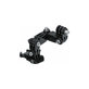 FixPremium - Trikraki nosilec za GoPro, črn
