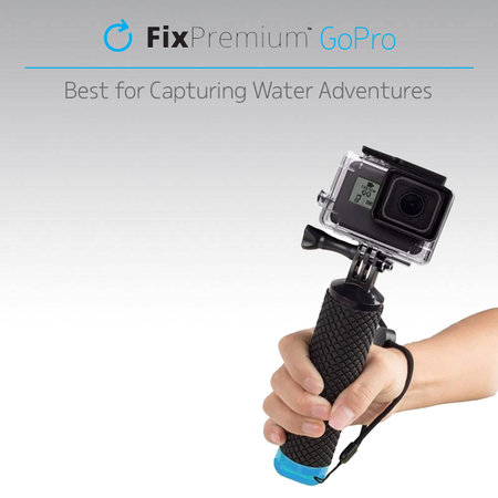 FixPremium - plovec za GoPro, črn