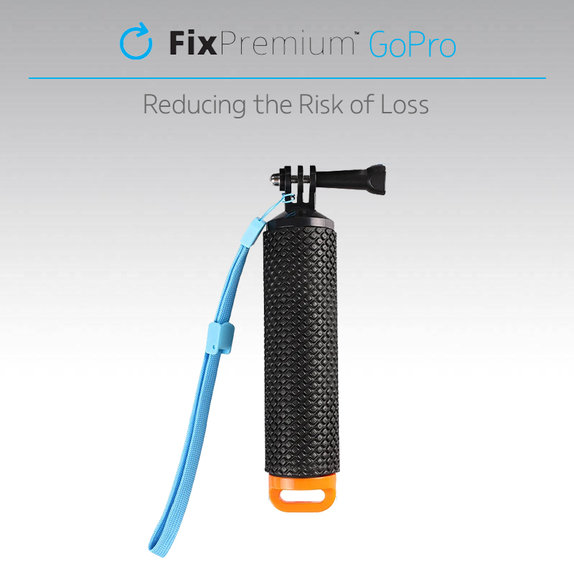 FixPremium - plovec za GoPro, črn