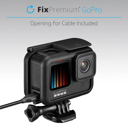 FixPremium - Zaščitni pokrov baterije za GoPro Hero 9, črn