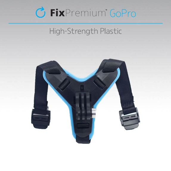 FixPremium - Nosilec za čelado za GoPro, črn