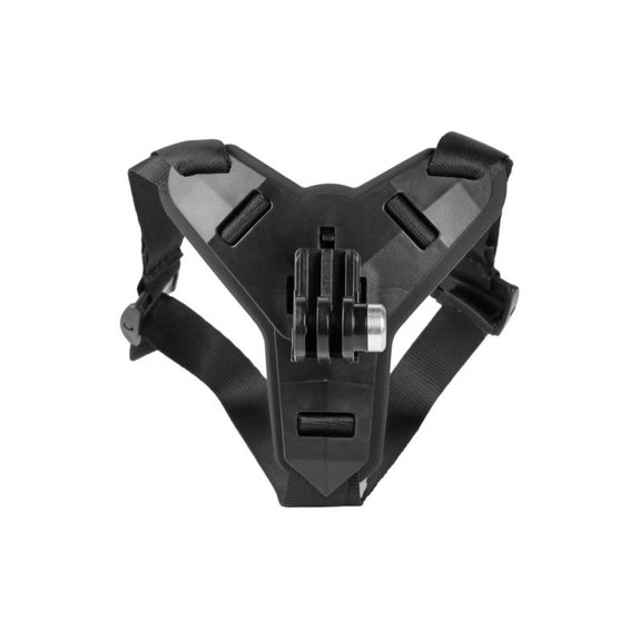 FixPremium - Nosilec za čelado za GoPro, črn