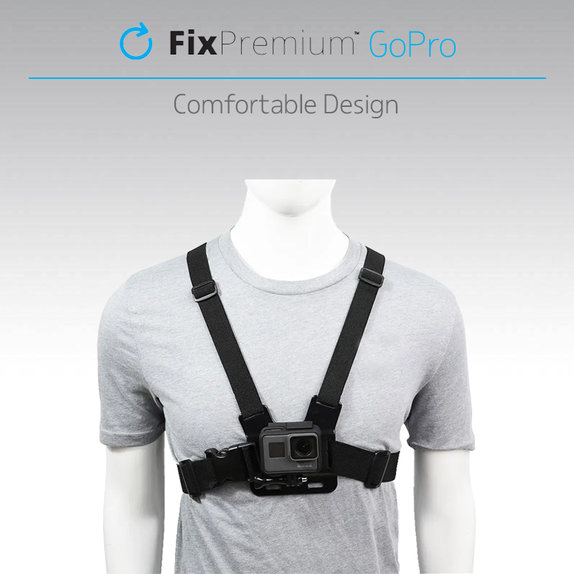 FixPremium - nosilec za GoPro, črn