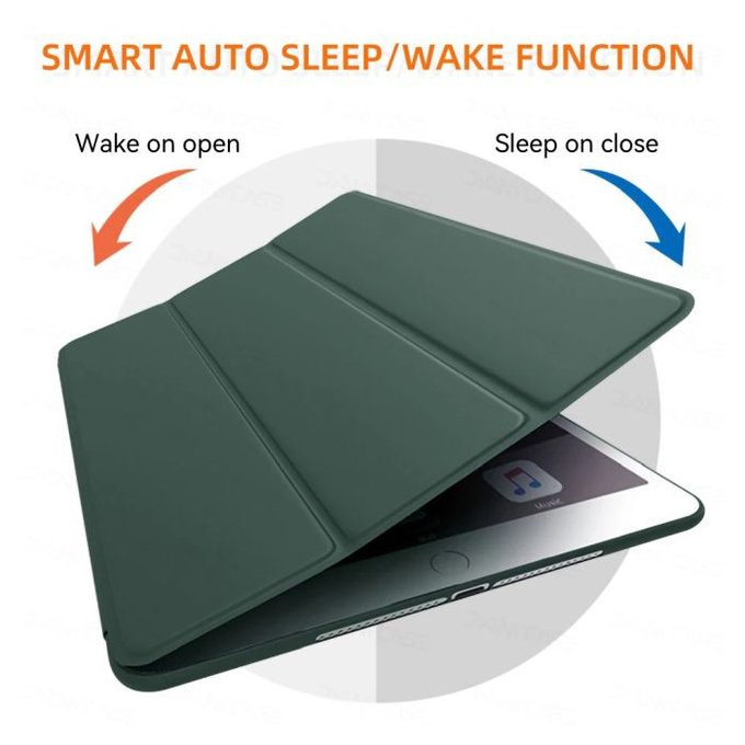 FixPremium - zapiralni silikonski ovitek za iPad 10.2 (7., 8., 9. gen), moder