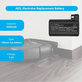 AEG RX-series, Electrolux E, P-series - Baterija S91-0400410-SU2, OSBP72LI, OSBP72LI25 Li-Ion 7.2V 3400mAh HQ