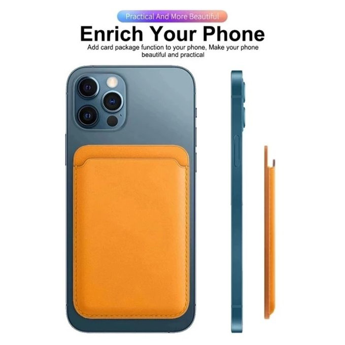 FixPremium - denarnica MagSafe, rjava