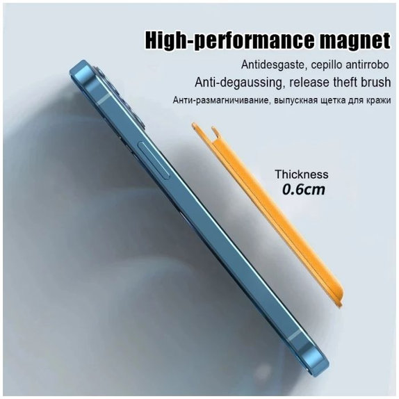 FixPremium - denarnica MagSafe, rjava