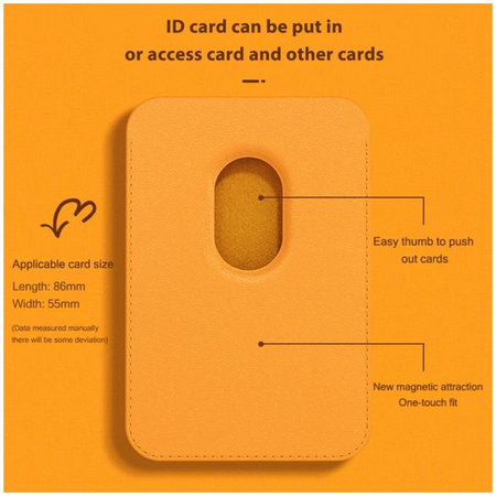 FixPremium - denarnica MagSafe, rjava