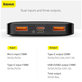 Baseus - PowerBank 20.000 mAh, črna