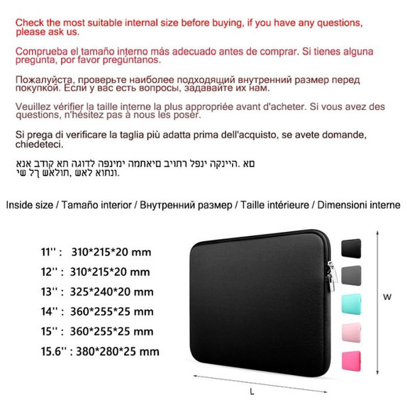 FixPremium - Torbica za prenosnik 15,6", črna