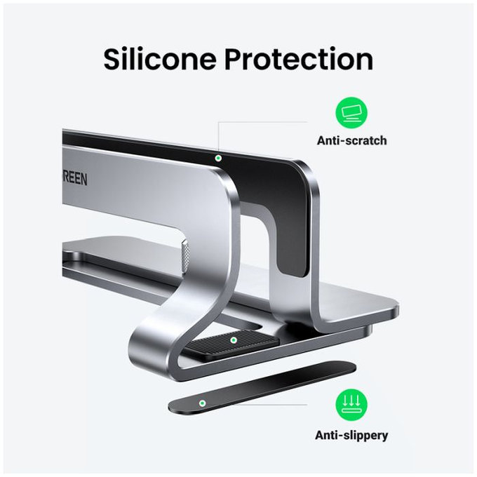 UGREEN - Držalo za zvezke, sivo