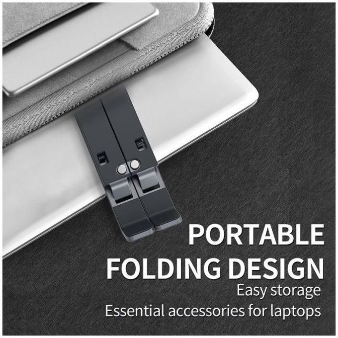 UGREEN - Stojalo za prenosni računalnik, srebrno