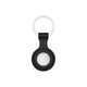 FixPremium - Silikonski obesek za ključe za AirTag, črn