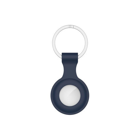 FixPremium - Silikonski obesek za ključe za AirTag, moder