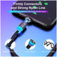 USLION - Lightning / USB magnetni kabel (1m), rdeč