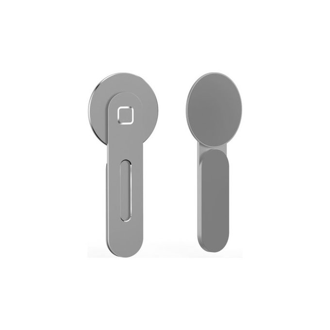 FixPremium - držalo MagSafe za iPhone na prenosniku, srebrno