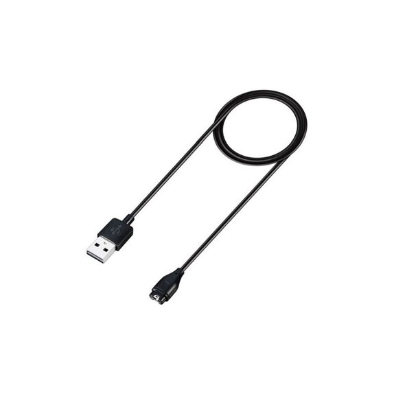 FixPremium - polnilni kabel za uro Garmin, črn