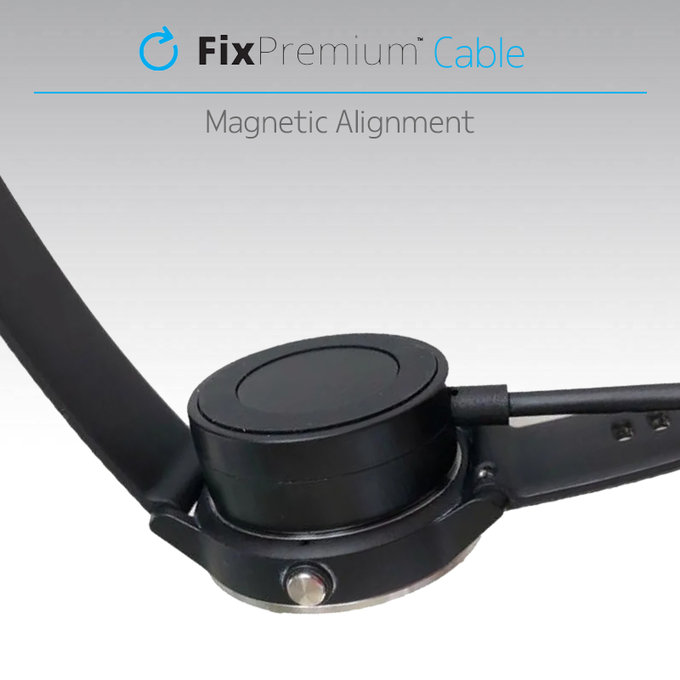 FixPremium - Polnilna postaja za ure Garmin, črna