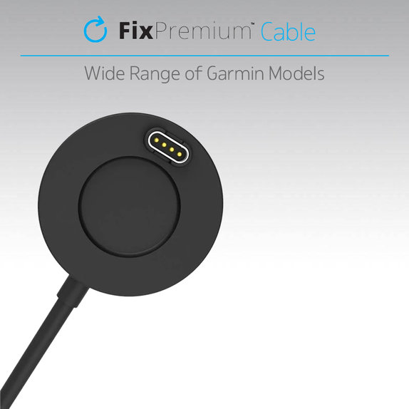 FixPremium - Polnilna postaja za ure Garmin, črna