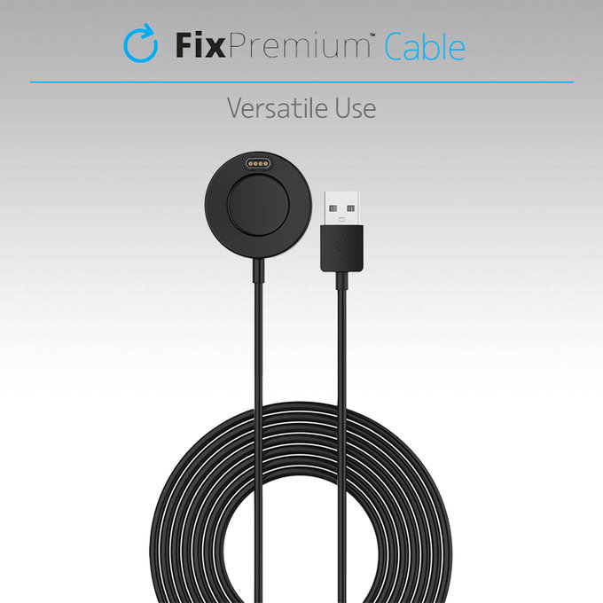 FixPremium - Polnilna postaja za ure Garmin, črna