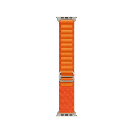 FixPremium - Alpine Loop pašček za Apple Watch (42, 44, 45 in 49mm), oranžen