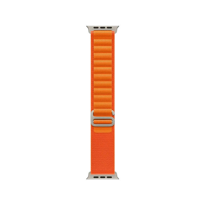 FixPremium - Alpine Loop pašček za Apple Watch (42, 44, 45 in 49mm), oranžen