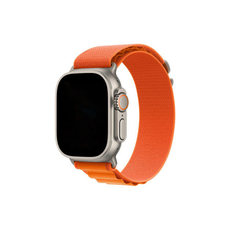 FixPremium - Alpine Loop pašček za Apple Watch (42, 44, 45 in 49mm), oranžen