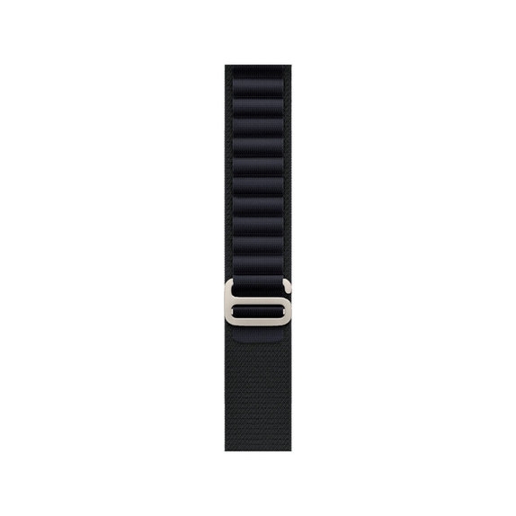 FixPremium - Alpine Loop pašček za Apple Watch (42, 44, 45 in 49mm), črn